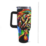 MADRAS 40oz Tumbler with White Handle