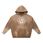 LCC AUTHENTIC Vintage Washed Frayed Fleece Hoodie