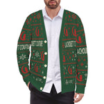 UGLY XMAS Men's Ribbed Cardigan