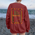 HAPPY KWANZAA Women's Drop Shoulder Sweatshirt|DTF