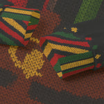 HAPPY KWANZAA BLC Unisex Turtleneck Knitted Fleece Sweater