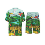 GUYANE AMAZONIE SKYBLUE Men's Silk Shirt Suit