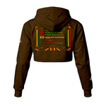 HAPPY KWANZAA Women's Cropped Hoodie|DTF