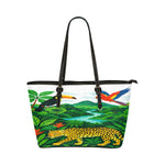 GUYANE AMAZONIE Leather Tote Bag/Large