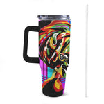 MADRAS 40oz Tumbler with White Handle