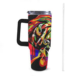 MADRAS 40oz Tumbler with White Handle