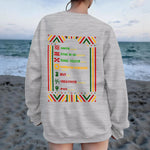 HAPPY KWANZAA Women's Drop Shoulder Sweatshirt|DTF