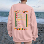 HAPPY KWANZAA Women's Drop Shoulder Sweatshirt|DTF