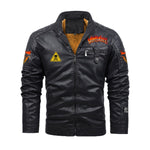 HOTSKULL Decorative Zipper Leather Jacket (DTF)
