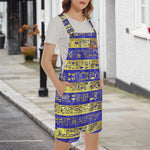 HIEROGLYPH DELUXE Unisex Shorts Suspender Jumpsuit