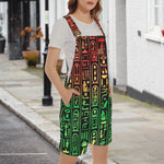 MEDU NETER FARI Unisex Shorts Suspender Jumpsuit