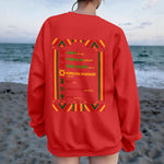 HAPPY KWANZAA Women's Drop Shoulder Sweatshirt|DTF