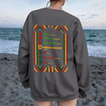 HAPPY KWANZAA Women's Drop Shoulder Sweatshirt|DTF