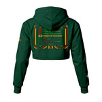 HAPPY KWANZAA Women's Cropped Hoodie|DTF
