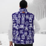 ADINKRA MXBLUE Unisex Down Vest