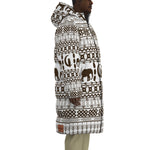 ELEPHANT ORNEMENT Unisex Long Down Jacket