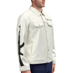 REVOLUTION WHT Unisex Lapel Jacket Cotton