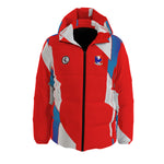 FRANCE RED Unisex Down Jacket