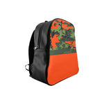 CAMOUFLAGE KAKI School Backpack (Medium)