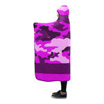 CAMOUFLAGE Hooded Blanket 80''x56"