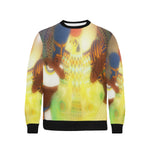 HOTEP DAB Men's Rib Cuff Crew Neck Sweatshirt