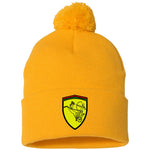 Ramses II Victory EMB Pom Pom Knit Cap