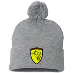 Ramses II Victory EMB Pom Pom Knit Cap