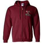 Ital Is Vital EM Zip Up Hooded Sweatshirt