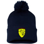 Ramses II Victory EMB Pom Pom Knit Cap