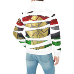 RBG ANKH RIPPED Men's Padded Hooded Jacket