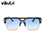 Oversized Gradient Sunglasses Celebrity Hip Hop