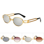 2Pac Style Retro Small Round Sunglasses Steampunk