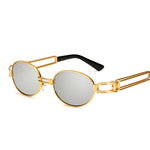 2Pac Style Retro Small Round Sunglasses Steampunk