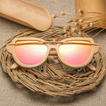 Retro Bamboo Wood Sunglasses