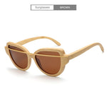 Retro Bamboo Wood Sunglasses