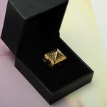 Pyramid Ring Stainless Steel