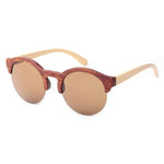 Fashion Round Bamboo Sunglasses