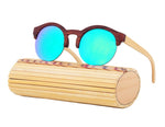 Fashion Round Bamboo Sunglasses