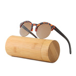 Fashion Round Bamboo Sunglasses