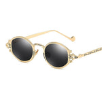 Luxury Oval Sunglasses Vintage