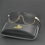 Oversized men alloy Square Sunglasses Fashion Hip hop