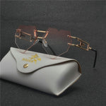 Glittery Frames Love Heart Women Sunglasses