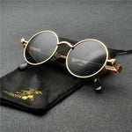 2Pac Style Round Sunglasses clear lens